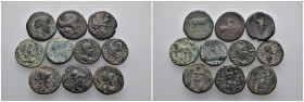 (Bronze, 60.28g) 10 ancients Pıeces. Sold as seen.
