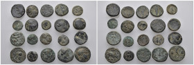 (Bronze, 52.48g) 20 ancients Pıeces. Sold as seen.