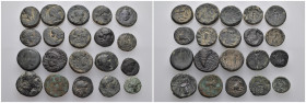 (Bronze, 73.09g) 20 ancients Pıeces. Sold as seen.