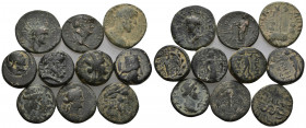 (Bronze, 41.74g) 10 ancients Pıeces. Sold as seen.
