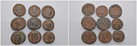 (Bronze, 24.26g) 9 ancients Pıeces. Sold as seen.
