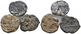 (Seal, 34.46g) 3 ancients Pıeces. Sold as seen.