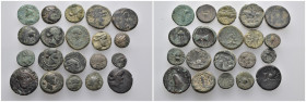(Bronze, 48.30g) 20 ancients Pıeces. Sold as seen.
