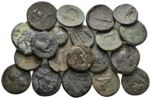 (Bronze, 82.63g) 20 ancients Pıeces. Sold as seen.
