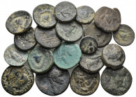 (Bronze, 68.00g) 20 ancients Pıeces. Sold as seen.