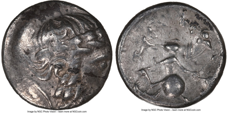 EASTERN EUROPE. Uncertain Celtic Tribe. Ca. 3rd-2nd centuries BC. AR tetradrachm...