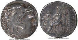 MACEDONIAN KINGDOM. Alexander III the Great (336-323 BC). AR tetradrachm (27mm, 16.96 gm, 9h). NGC Choice VF 4/5 - 4/5. Posthumous issue of Amphipolis...
