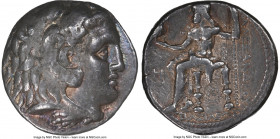 MACEDONIAN KINGDOM. Alexander III the Great (336-323 BC). AR tetradrachm (25mm, 17.04 gm, 2h). NGC VF 4/5 - 4/5. Posthumous issue of Babylon I, under ...