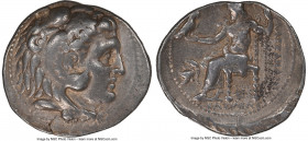 MACEDONIAN KINGDOM. Alexander III the Great (336-323 BC). AR tetradrachm (28mm, 16.69 gm, 11h). NGC VF 4/5 - 4/5. Posthumous issue of Seleukeia ad Tig...