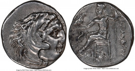 MACEDONIAN KINGDOM. Alexander III the Great (336-323 BC). AR drachm (17mm, 7h). NGC Choice XF. Early posthumous issues of Lampsacus, under Philip III ...