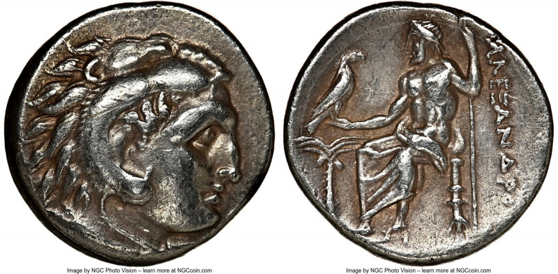 MACEDONIAN KINGDOM. Alexander III the Great (336-323 BC). AR drachm (17mm, 12h)....