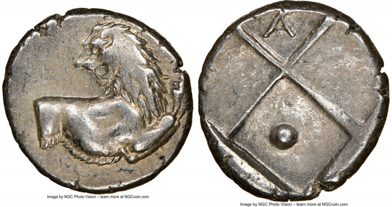 THRACE. Chersonesus. Ca. 4th century BC. AR hemidrachm (12mm, 1h). NGC Choice VF...