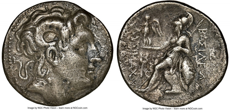 THRACIAN KINGDOM. Lysimachus (305-281 BC). AR tetradrachm (30mm, 6h). NGC Choice...