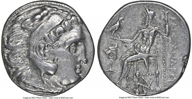 THRACIAN KINGDOM. Lysimachus (305-281 BC). AR drachm (17mm, 12h). NGC XF. Posthu...