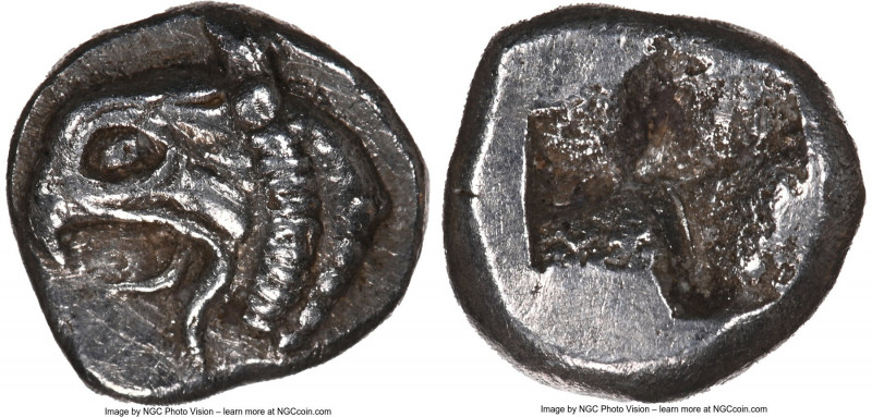 IONIA. Phocaea. Ca. late 6th-early 5th centuries BC. AR diobol or hemidrachm (10...