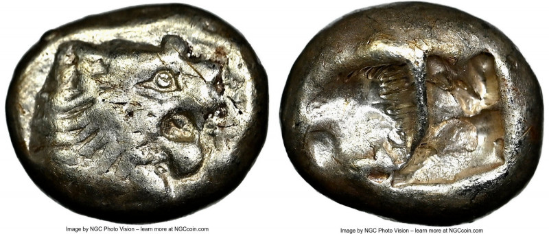 LYDIAN KINGDOM. Alyattes or Walwet (ca. 610-546 BC). EL sixth-stater or hecte (1...