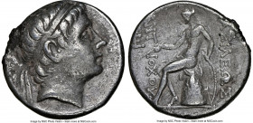 SELEUCID KINGDOM. Antiochus III the Great (222-187 BC). AR tetradrachm (28mm, 12h). NGC VF. Antioch on the Orontes, 1st series, 223-211/10 BC. Diademe...