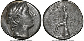 SELEUCID KINGDOM. Antiochus III the Great (222-187 BC). AR tetradrachm (29mm, 12h). NGC Fine. Antioch on the Orontes, 1st series, 223-211/10 BC. Diade...