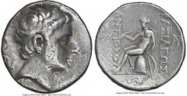 SELEUCID KINGDOM. Antiochus III the Great (222-187 BC). AR tetradrachm (28mm, 9h). NGC Choice Fine. Seleucia on the Tigris, ca. 220-187 BC. Diademed h...