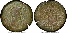 EGYPT. Alexandria. Antoninus Pius (AD 138-161). AE hemidrachm (28mm, 13.75 gm, 12h). NGC VG 4/5 - 3/5. Dated RY 15(?) (AD 151/2). AK T AIΛ A?P ANTΩNIN...