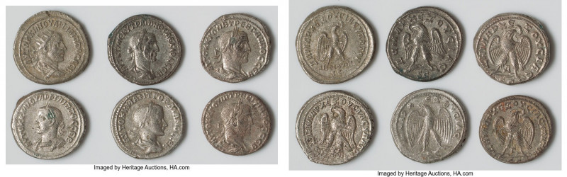 ANCIENT LOTS. Roman Provincial. Syro-Phoenician. Lot of six (6) BI tetradrachms....