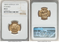 Victoria gold "St. George" Sovereign 1884-M MS61 NGC, Melbourne mint, KM7. AGW 0.2355 oz. 

HID09801242017

© 2022 Heritage Auctions | All Rights Rese...