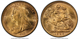 Victoria gold Sovereign 1897-M MS63 PCGS, Melbourne mint, KM13, S-3875. Crisp strike with spectacular luster. AGW 0.2355 oz. 

HID09801242017

© 2022 ...