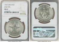 Republic "Star" Peso 1934 MS61 NGC, Philadelphia mint, KM15.2. 

HID09801242017

© 2022 Heritage Auctions | All Rights Reserved