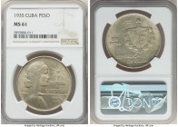 Republic "ABC" Peso 1935 MS61 NGC, Philadelphia mint, KM22. 

HID09801242017

© 2022 Heritage Auctions | All Rights Reserved
