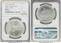 Republic 10 Pesos (1 oz) 1989 MS67 NGC, Havana mint, KM241.1. Cuban Revolution - Fidel Castro. 

HID09801242017

© 2022 Heritage Auctions | All Rights...