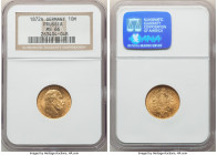 Prussia. Wilhelm I gold 10 Mark 1872-A MS66 NGC, Berlin mint, KM502. Praiseworthy strike and shimmering luster. 

HID09801242017

© 2022 Heritage Auct...