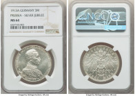Prussia. Wilhelm II 3 Mark 1913-A MS64 NGC, Berlin mint, KM535. 25th year of reign. Semi-Prooflike fields, untoned. 

HID09801242017

© 2022 Heritage ...