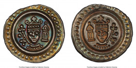 Ulm. Friedrich II Bracteate ND (1215-1250) MS63 PCGS, Ulm mint, Bonhoff-1863, Berger-2598, Cahn-186. Lovely older cabinet toning. 

HID09801242017

© ...