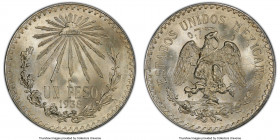 Estados Unidos 3-Piece Lot of Certified Pesos PCGS, 1) Peso 1938-M - MS65 2) Peso 1940-M - MS66 3) Peso 1943-M - MS66 Mexico City mint, KM455. Sold as...
