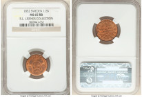 Oscar I 1/3 Skilling 1852 MS65 Red and Brown NGC, KM657. Gem mostly red uncirculated. Ex. R.L. Lissner Collection 

HID09801242017

© 2022 Heritage Au...