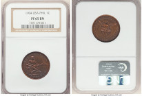 USA Administration Proof Centavo 1904 PR65 Brown NGC, Philadelphia mint, KM163. Mintage: 1,355. Cobalt toning. 

HID09801242017

© 2022 Heritage Aucti...