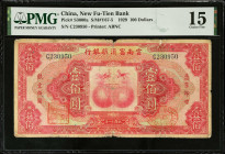 CHINA--PROVINCIAL BANKS. The New Fu-Tien Bank. 100 Dollars, 1929. P-S3000a. PMG Choice Fine 15.
Estimate: $100.00 - 150.00