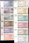 CROATIA. Lot of (34). Mixed Banks. Mixed Denominations, 1992-1995. P-Various. Specimens. About Uncirculated to Uncirculated.
Estimate: $500.00 - 700....