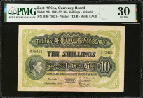 EAST AFRICA. The East African Currency Board. 10 Shillings, 1943-52. P-29b. PMG Very Fine 30.
Estimate: $150.00 - 200.00