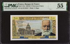 FRANCE. Banque de France. 5 Nouveaux Francs, 1959-65. P-141a. PMG About Uncirculated 55.
Estimate: $100.00 - 150.00