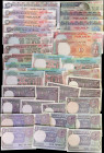 INDIA. Lot of (34). Mixed Banks. Mixed Denominations, Mixed Dates. P-Various. About Uncirculated to Uncirculated.
A grouping of 34 Indian notes. Stap...