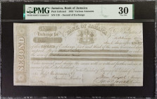 JAMAICA. Bank of Jamaica. Various Amounts, 1852. P-Unlisted. PMG Very Fine 30.
PMG comments "Previously Mounted".
Estimate: $300.00 - 500.00