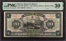 MEXICO. Banco de Mexico. 20 Pesos, ND (1925-34). P-23h. PMG Very Fine 30.
Estimate: $100.00 - 150.00