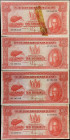 NEW ZEALAND. Lot of (4). The Reserve Bank of New Zealand. 10 Shillings, 1934. P-154. Fine.
Damage/Issues are noticed.
Estimate: $400.00 - 600.00