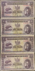 NEW ZEALAND. Lot of (4). The Reserve Bank of New Zealand. 1 Pound, 1934. P-155. Very Good to Fine.
Damage/Issues are noticed. SOLD AS IS/NO RETURNS. ...