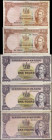 NEW ZEALAND. Lot of (5). The Reserve Bank of New Zealand. 10 Shillings & 1 Pound, ND (1940-1967). P-158c, 158d, 159a & 159d. Good to Fine.
Damage/Iss...