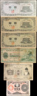 MIXED LOTS. Korea, Japan & French-Indochina. Lot of (6). Mixed Banks. Mixed Denominations, Mixed Dates. P-Various. Very Good to Fine.
Damage/issues a...
