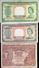 MIXED LOTS. Malaya & Malaya British Borneo. Lot of (3). Mixed Banks. 50 Cents, 1 & 5 Dollars, 1941-53. P-1a, 2a & 10a. Fine to About Uncirculated.
Es...