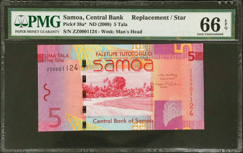 MIXED LOTS. Lot of (5). Samoa & Tonga. Mixed Banks. Mixed Denominations, ND (200...