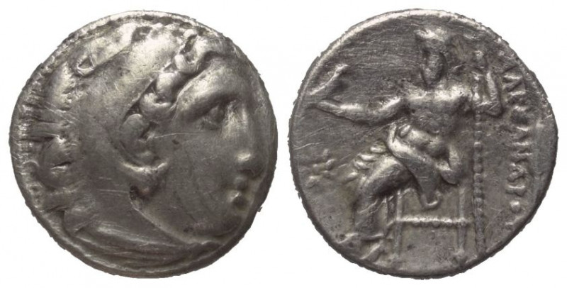 Königreich Makedonien. Alexander III. der Große (336 - 323 v. Chr.).

 Drachme...